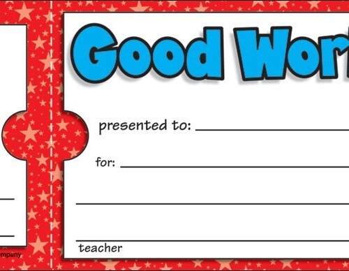 Good Work! Ticket Awards