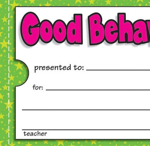 Good Behavior! Ticket Awards