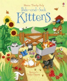 Hide-and-seek baby kittens