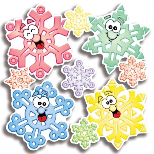 Colorful Snowflakes