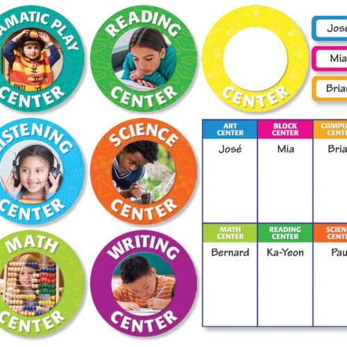 Classroom Center Signs