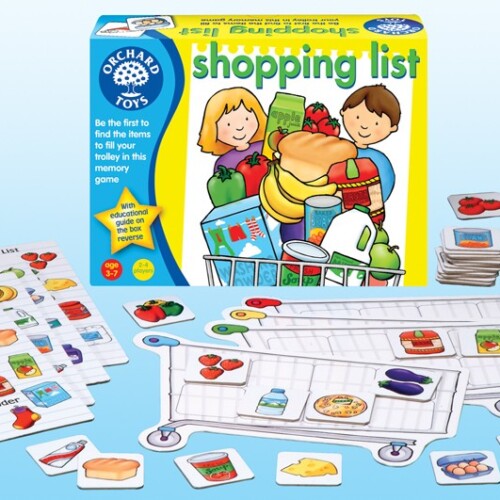 Shopping List Memory Game