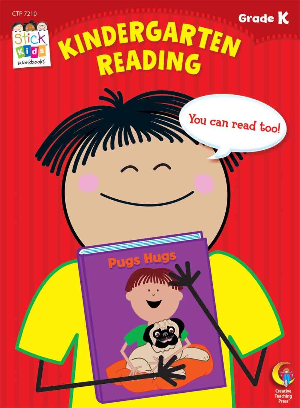 Kindergarten Reading Stick Kids Workbook