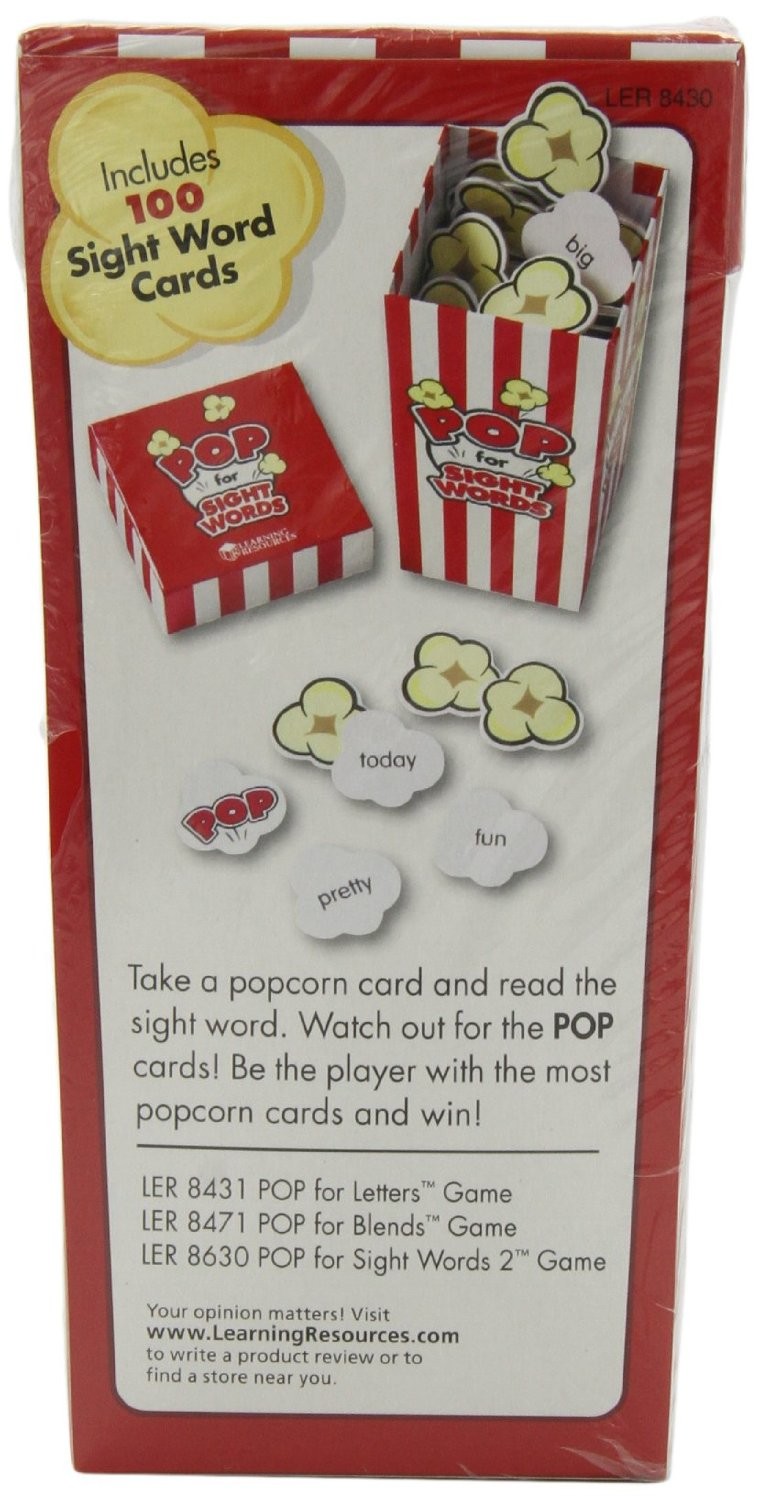 Pop for Sight Words Game