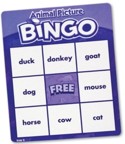 Animal Picture Bingo