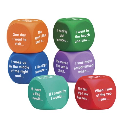 Writing Prompt Cubes