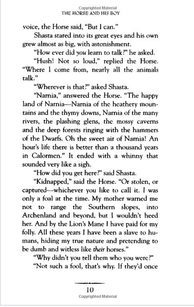 The Horse and His Boy (The Chronicles of Narnia, Book 3)
