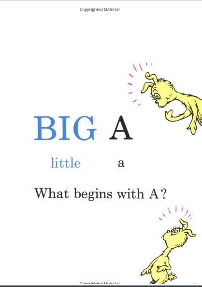 Dr. Seuss's ABC: Blue Back Book