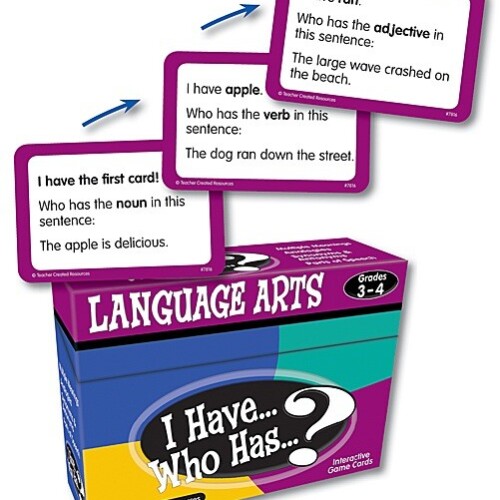 I have, who has language arts game. Grade 3-4