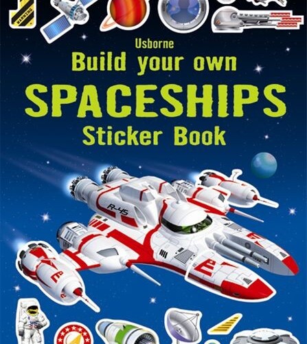 Build your own spaceships sticker book