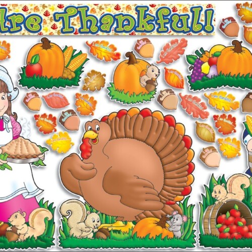 Happy Thanksgiving! Bulletin board set