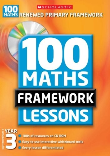 100 New Maths Framework Lessons for Year 3 + CDROM