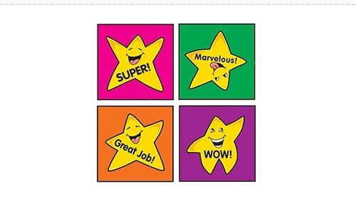 Gold Stars Stickers