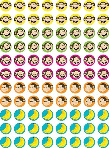 Monkeys & bananas stickers CTP7151
