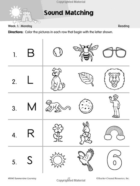 Summertime Learning, Grade K: Prepare Your Child for Kindergarten