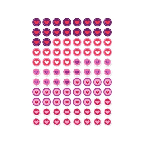 Hearts Stickers 880 - CTP7159