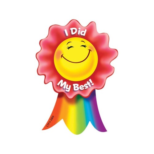 I Did My Best! Stickers - CTP1086