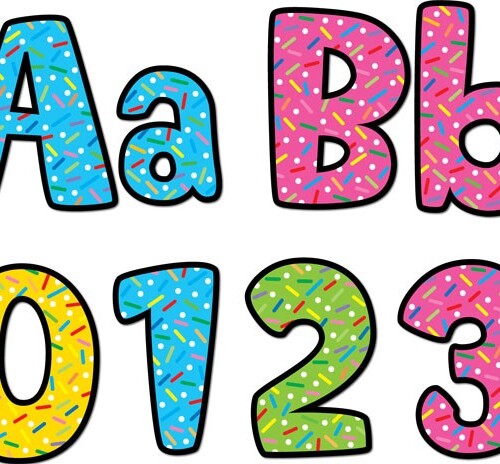 Sprinkles Upper and Lowercase Letters -CTP6577