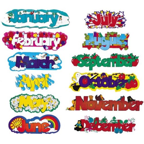 12 Month Title Strips CTP0582