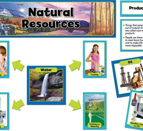 Natural Resources Mini Bulletin Board Set - CTP4702