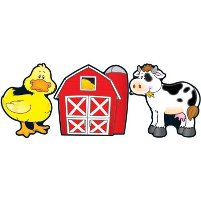 Barns & Farm Animals: Cut-Out Buddies - CD 120062