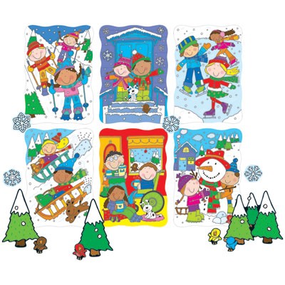 Winter Accents bulleting board