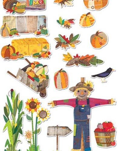 Autumn Harvest bulletin board CTP1641