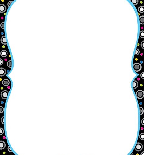 BW Collection Polka Dot Party Poster Chart