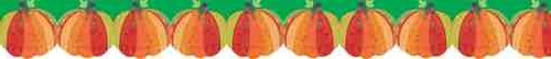 Pumpkin Harvest Border