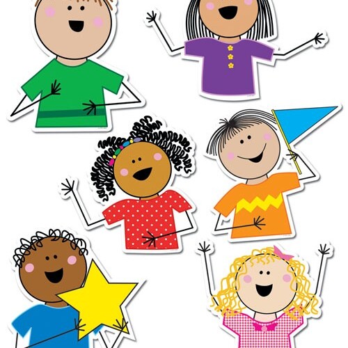 Stick Kids 10" Jumbo Designer Cut-Outs