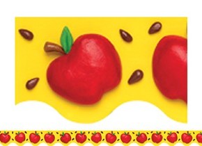 Apples In Clay Border