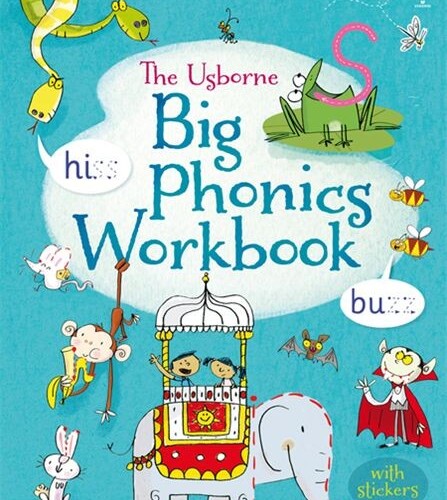 Big phonics workbook with stickers