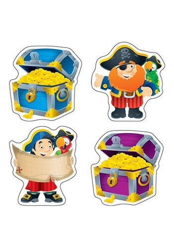 Cut-ot buddies Pirates and treasures chests