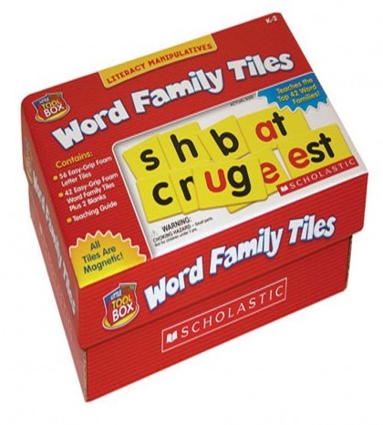 Word family tiles