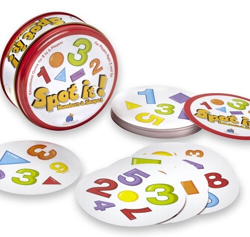 Spot it! Numbers and shapes