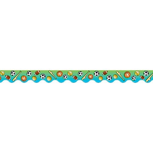 Sports Scalloped Border Trim