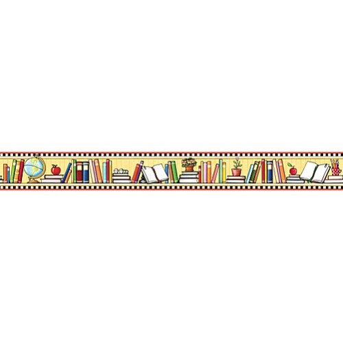 We Love Books Straight Border Trim from Mary Engelbreit