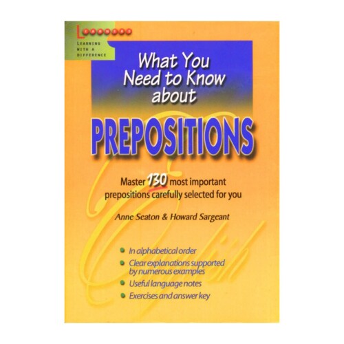 What You Need To Know About Prepositions