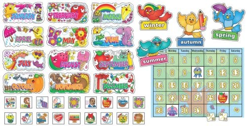 Seasonal Calendar Bulletin Board