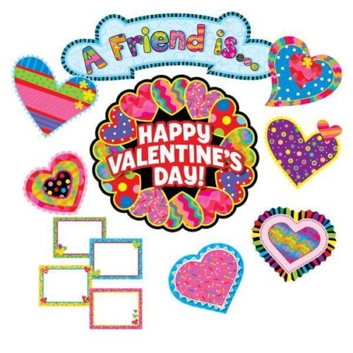 Popping patterns Valentines and friendship