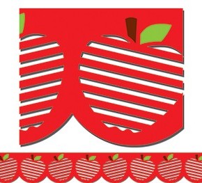 Stencil cut apples CTP1105