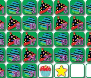 Poppin patterns December calendar days CTP6912